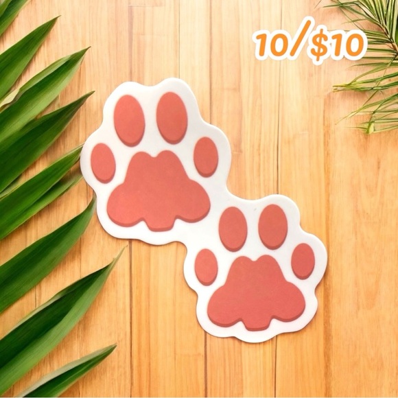 Double Paw Print Sticker – Approx. 2 1/2” - Picture 1 of 1